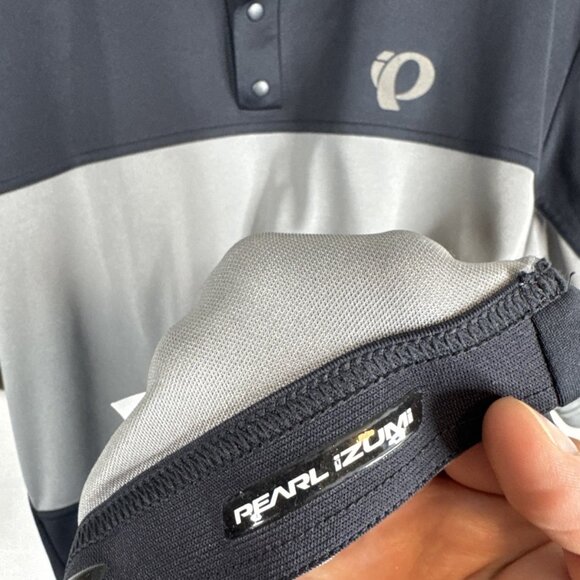 Pearl Izumi Select Cycling Jersey Snap Neck Black Gray Men’s XXL - Picture 3 of 6